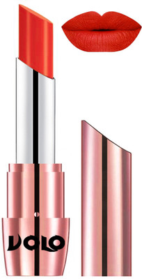 Volo Perfect Creamy with Matte Lipsticks, No more dry lips code-09(Coral,, 3.5 g)