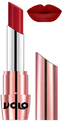 Volo Perfect Creamy with Matte Lipsticks, No more dry lips code-10(Tomato Red,, 3.5 g)