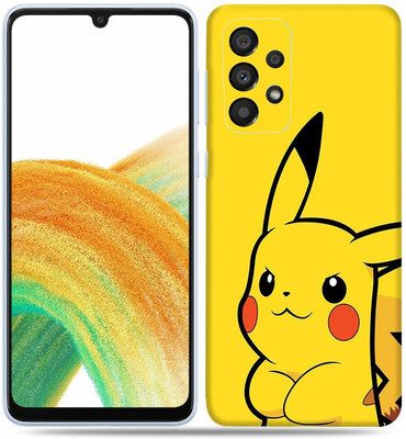 OggyBaba Samsung Galaxy A33 5g, Cute Pikachu Mobile Skin(Multicolor)