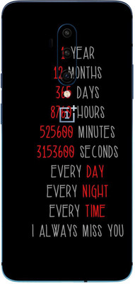 wrap craft Oneplus 7T Pro Mobile Skin(Multicolor)