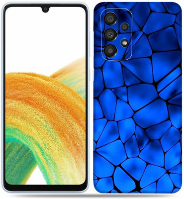 OggyBaba Samsung Galaxy A33 5g, Pebbles Blue Mobile Skin(Multicolor)