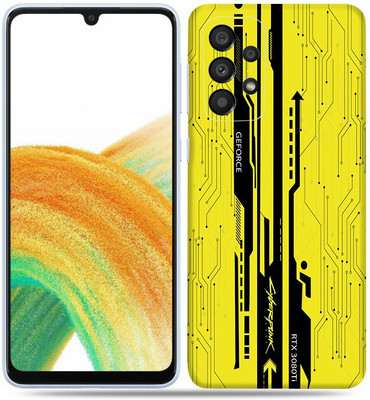 OggyBaba Samsung Galaxy A33 5g Mobile Skin(Yellow)