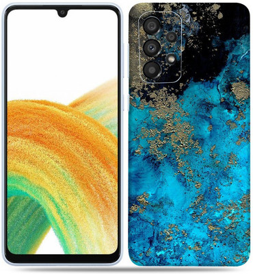 OggyBaba Samsung Galaxy A33 5g, Blue Aqua Mobile Skin(Multicolor)