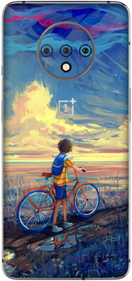 AMTHA AMTHA OnePlus 7T Mobile Skin(Multicolor)