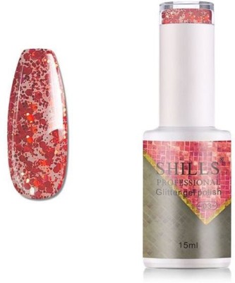 Shills Professional UV LED Soak Off Glitter Miller Gel Polish 03