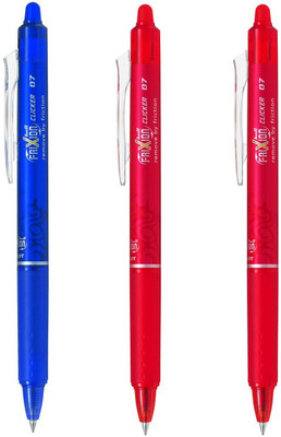 PILOT Frixion (Blue/Red - Pack of 3) Roller Ball Pen(Pack of 3, Ink Color - Multicolor)