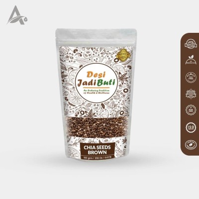 Desi Jadi Buti Chia Seeds Brown| Chia Beej Bhura Seed(100 g)