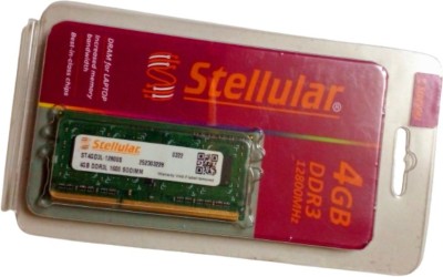 STELLULAR LAPTOP RAM DDR3 4 GB (Single Channel) Laptop DRAM (ST 4G D3L-12800S)
