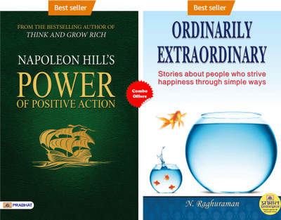 LIVING WITH HAPPINESS (Ordinarily Extraordinary + Power Of Positive Action)(Paperback, N. Raghuraman;Napoleon Hill)