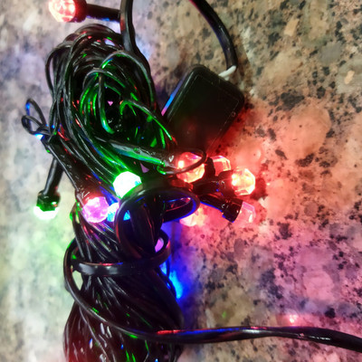 quality21 36 LEDs 10 m Multicolor Color Changing, Flickering, Steady Water Drop Rice Lights(Pack of 1)