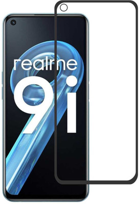 kentop Edge To Edge Tempered Glass for Realme 9i(Pack of 1)