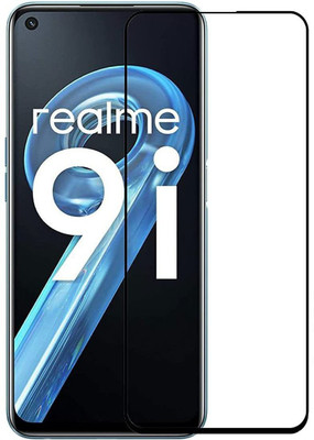 kentop Edge To Edge Tempered Glass for Realme 9i(Pack of 1)