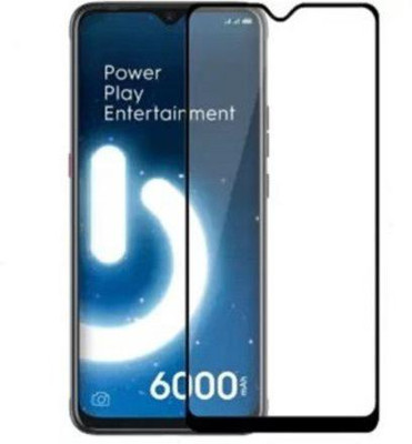 kentop Edge To Edge Tempered Glass for Tecno Spark 8P(Pack of 1)