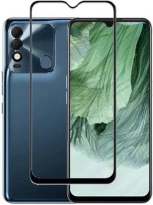 kentop Edge To Edge Tempered Glass for Tecno Spark 8T(Pack of 1)