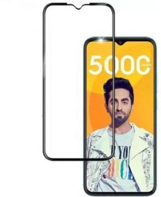 kentop Edge To Edge Tempered Glass for Tecno Spark 8P(Pack of 1)