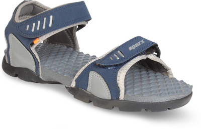 Sparx SS 103 Men Sports Sandals(Navy, Grey , 10)