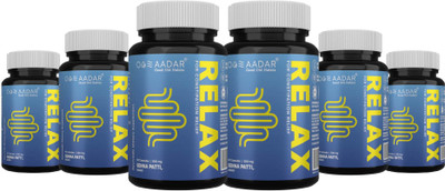 AADAR RE-LAX - for Constipation and Colon Cleanse, 60 Capsules (Pack of 6)(Pack of 6, 360)