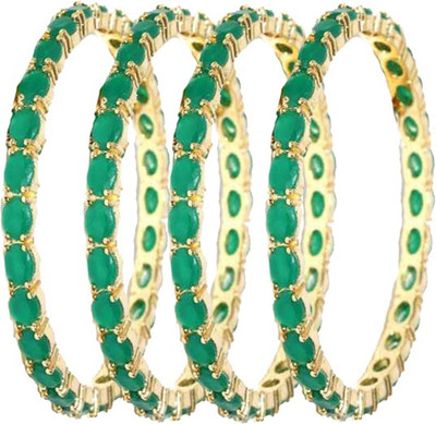 JDX Metal Bangle Set(Pack of 4)