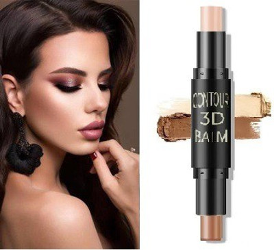 KAIASHA SUPER 3D CONTOUR CONCEALER HIGHLIGHTER STICK WITH GLAMOROUS GLOW SKIN Concealer(BEIGE, 15 g)