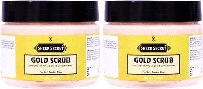 Sheer Secret Gold Scrub 300ml (Pack of 2)(2 Items in the set)