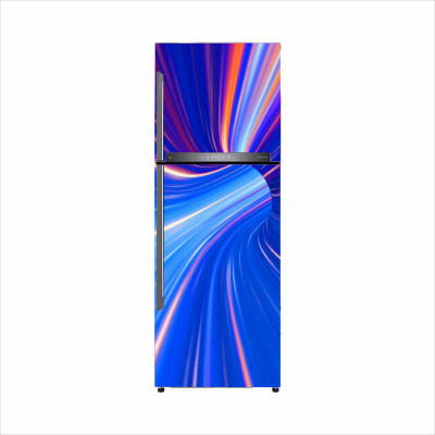 Psychedelic Collection 60 cm abstract decorative abstract 3d multi design fridge wrap wallpaper adhesive vinyl multicolor for fridge sticker (pvc vinyl covering area 160cm X 60cm & 63 X 24 inches ) Self Adhesive Sticker(Pack of 1)