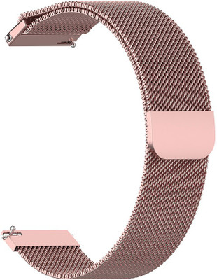 AOnes Magnetic Loop Watch Strap for Pebble Matrix Smart Watch Strap(Pink)