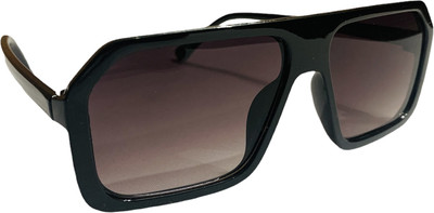 ShopMore Retro Square Sunglasses(For Men & Women, Black)