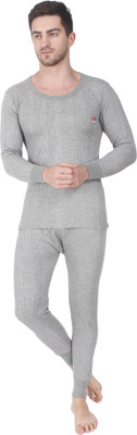 ALFA Quilted Premium Winter Wear Men Top - Pyjama Set Thermal