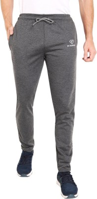 HT Self Design Men Grey Track Pants