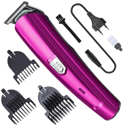 Geemy AC motor Cordless Men Electric Hair Trimmer for Men & Women Trimmer 60 min  Runtime 0 Length Settings(Multicolor)
