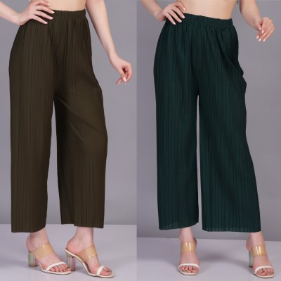 MIXOF Regular Fit Women Multicolor Trousers