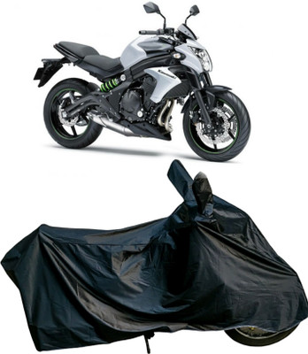 APNEK Waterproof Two Wheeler Cover for Kawasaki(ER 6N, Black)