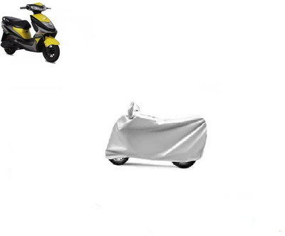 Anlopeproducts Waterproof Two Wheeler Cover for Ampere(Neo BS6, Silver)