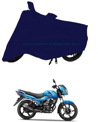 DSAMI Two Wheeler Cover for TVS(Victor Premium BS6, Blue)