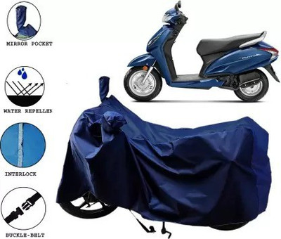 Deepak Malhotra Entripries Waterproof Two Wheeler Cover for Honda(Activa 5G, Blue)
