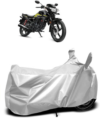 OXTAUL Two Wheeler Cover for Bajaj(SP 125, Silver)
