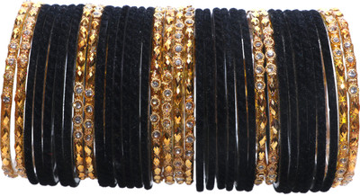 Shubhlaxmi Glass Cubic Zirconia Bangle Set(Pack of 36)