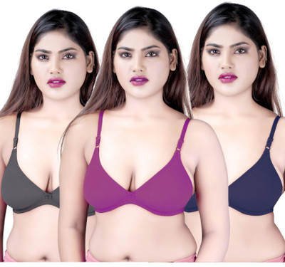 Saver Enterpreses Women Full Coverage Heavily Padded Bra(Multicolor)