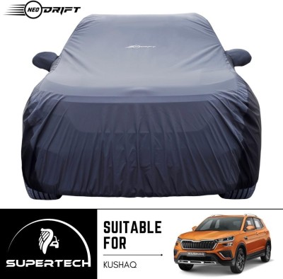 Neodrift Car Cover For Skoda Kushaq (With Mirror Pockets)(Grey, Black, For 2021, 2022, 2023 Models)