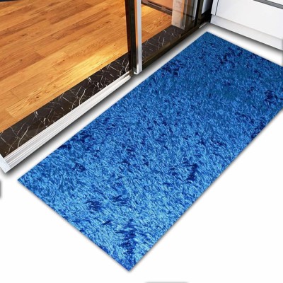 YOURUG Blue Polyester Area Rug(2 ft,  X 5 ft, Rectangle)