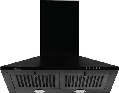 Hindware Velda 60 Wall Mounted Chimney(Black 1000 CMH)