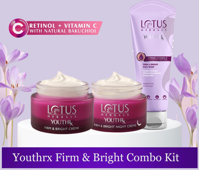 LOTUS HERBALS YouthRx Firm & Bright Day & Night Combo Kit(3 Items in the set)