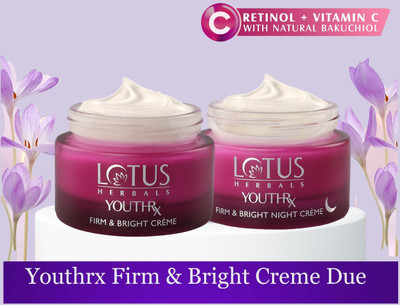 LOTUS HERBALS YouthRx Firm & Bright Cream Due(2 Items in the set)
