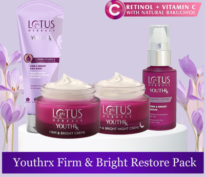 LOTUS HERBALS YouthRx Firm & Bright Restore Pack(4 Items in the set)
