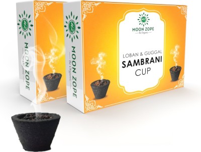 MOON ZOPE Sambrani Cup | Combo of 2 | Pack of 24 Cups | Premium Quality Cup Dhoop(Pack of 24)