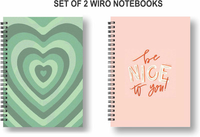 Papco Dot grid notebooks A5 Diary Dot grid 144 Pages(Multicolor, Pack of 2)