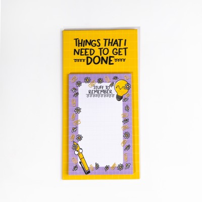 doodleholic Stuff To Remember A6 Memo Pad Unruled 40 Pages(Violet)