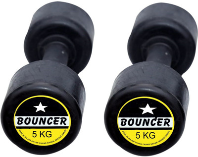 Hridya Trade Exclusive Quality Rubber Dumbbell Set Of (5 kg X 2) Fixed Weight Dumbbell(10 kg)