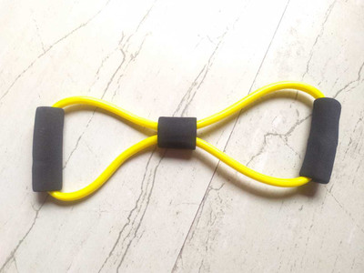 dpays Resistance Band Loop Fitness Loop Band Eight Shape FQ29 Resistance Tube(Yellow)