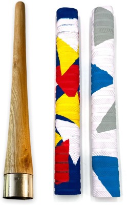 LIVOX 2 Cricket Bat Super Grips with wooden cone Ultra Tacky(Pack of 3)